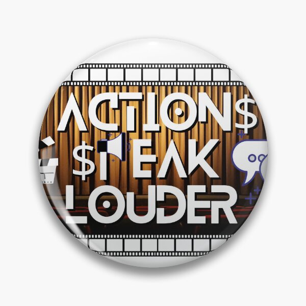 Item preview, ACTIONS SPEAK LOUDER designed and sold by Hustle-SA.