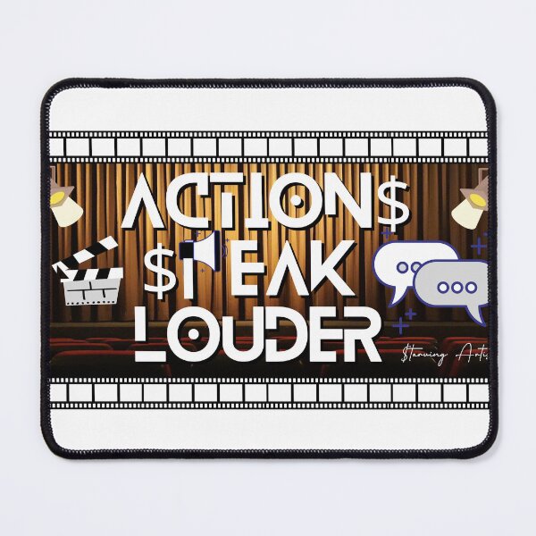 Item preview, ACTIONS SPEAK LOUDER designed and sold by Hustle-SA.