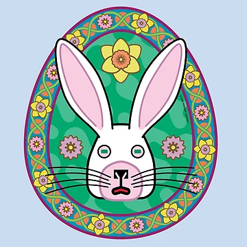 Artwork thumbnail, Spring Rabbit by Mindscaping