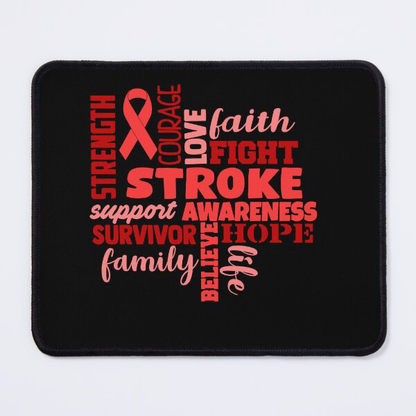 Item preview, Stroke Awareness - Strength Courage Faith Hope Love Fight Support Survivor Family Life Believe designed and sold by Hilten.