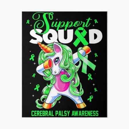 Item preview, Cute Unicorn Support Squad Cerebral Palsy Awareness Men Women Kid designed and sold by tenjun16.