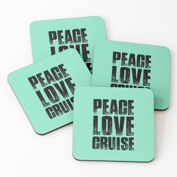 Item preview, Peace Love Cruise Bold Typography  designed and sold by garniturex.