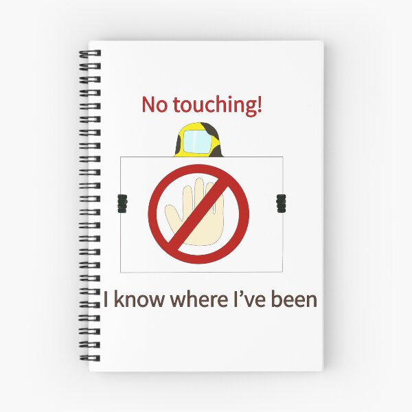 Item preview, No touching? designed and sold by Sketchy Thinks.