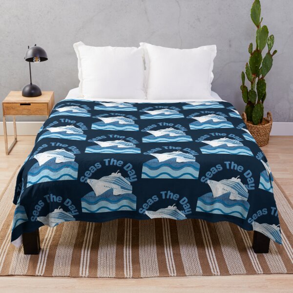 Item preview, Seas The Day Cruising Pun designed and sold by Life Is Beautiful.