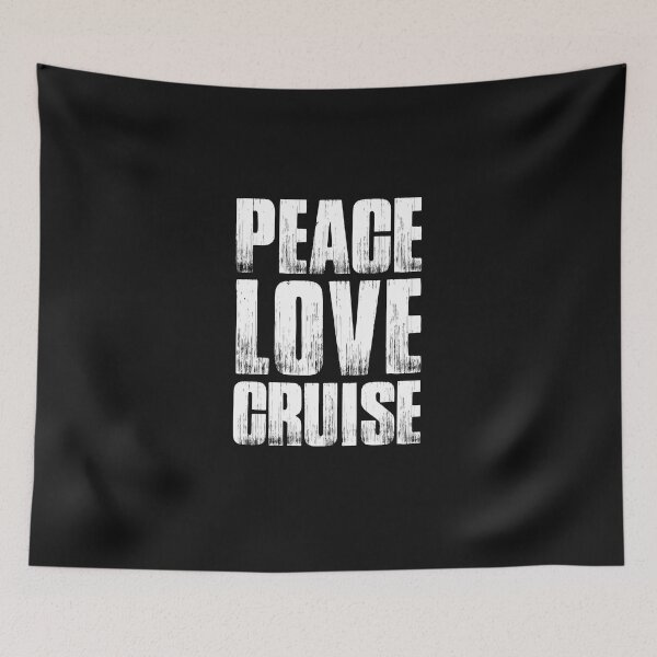 Item preview, Peave Love Cruise White Bold Typography designed and sold by garniturex.