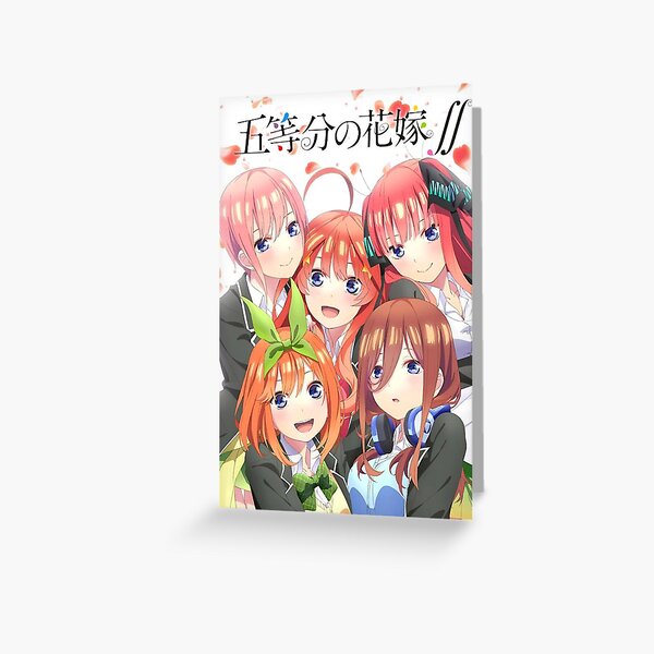 The Quintessential Quintuplets Season 3 Greeting Card for Sale by  Kami-Anime