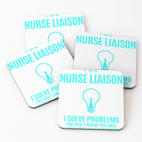 Aperçu de l'œuvre Infirmière de liaison - Je résous les problèmes Job Gift créée et vendue par melissaval2.