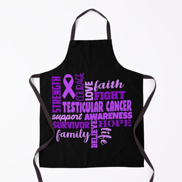 Item preview, Testicular Cancer Awareness - Strength Courage Faith Hope Love Fight Support Survivor Family Life Believe designed and sold by Hilten.