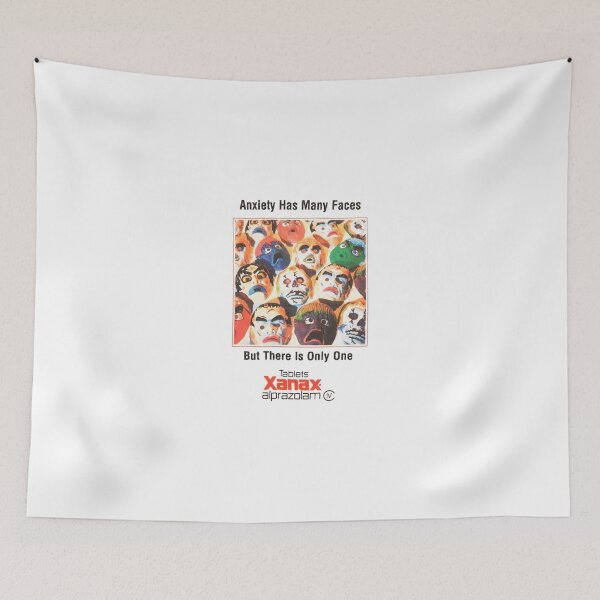 Item preview, Anxiety Has Many Faces designed and sold by genevamag.
