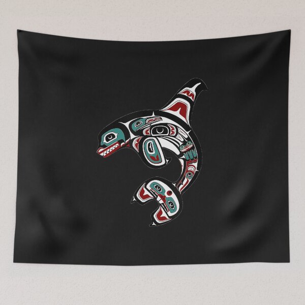 Item preview, Orca Killer Whale Pacific Northwest Alaska Native American  designed and sold by Ciara-07.