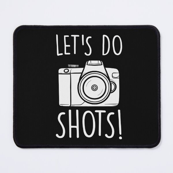 Item preview, Vintage Lets Do Shots Camera illustration and typography designed and sold by garniturex.