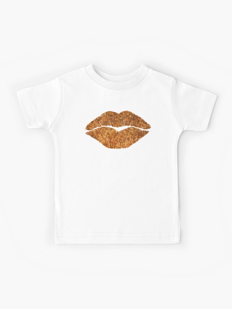 Rose Gold Lipstick Kiss Tee Rose Gold Lipstick Kiss Tee