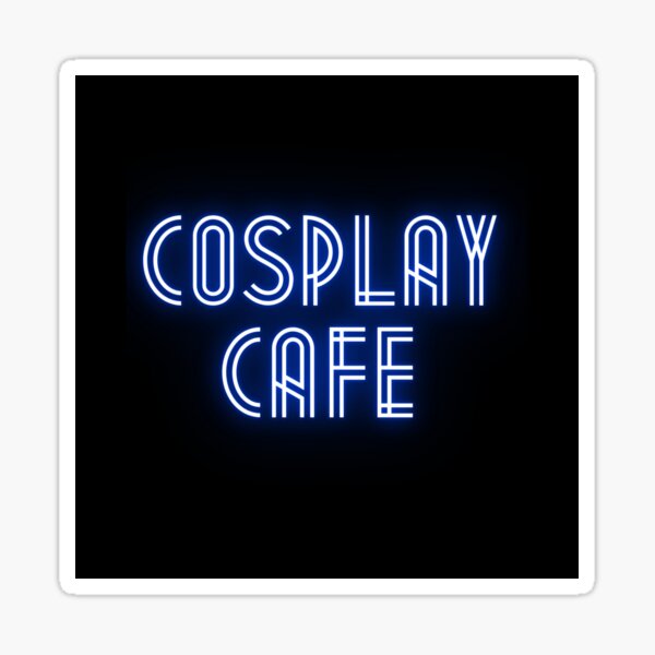 Cosplay Cafe Podcast Logo Sticker