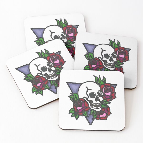Item preview, triangle skull designed and sold by Mikayla Berndt.