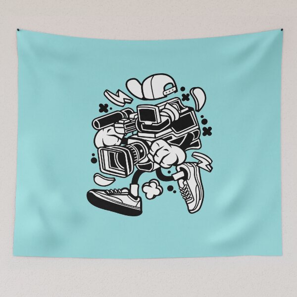 Item preview, Funny Cameraman Cartoon Illustration  designed and sold by garniturex.