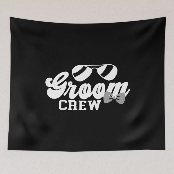 Item preview, Sunglass & Bow Tie Groom Crew Matching Bachelor Party design designed and sold by Merchking1.