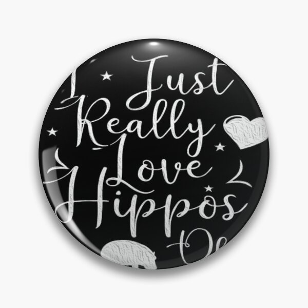 Item preview, Hippo Really Like Hippos Hippo Lovers Hippopotamus -  I Just Really Love Hippos Ok designed and sold by ladystyles.