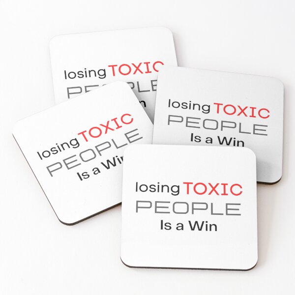Item preview, losing toxic people is a win                         designed and sold by jonniehensinky.