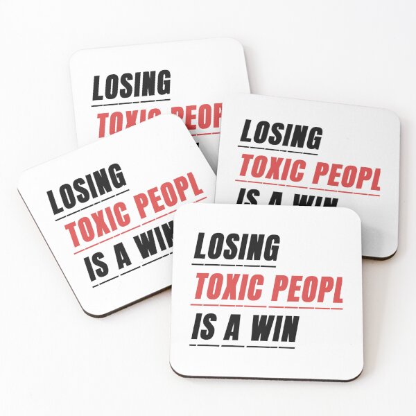 Item preview, losing toxic people is a win  designed and sold by jonniehensinky.