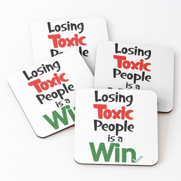 Item preview, losing toxic people is a win   designed and sold by jonniehensinky.