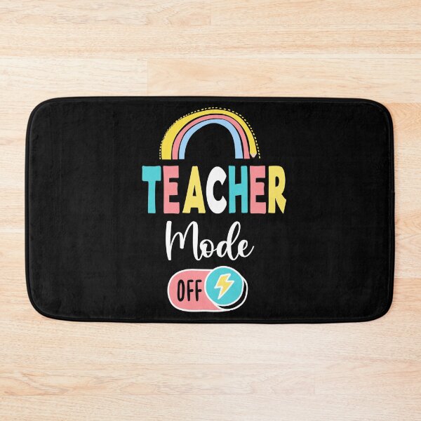 Item preview, Cute Rainbow Funny Teacher Mode Off Hello Summer Vacation design designed and sold by Merchking1.