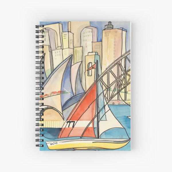 Sydney Harbor Australia Spiral Notebook