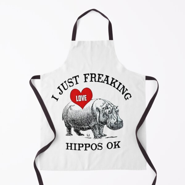 Item preview, Hippo Really Like Hippos Hippo Lovers Hippopotamus - I Just Freaking Love Hippos Ok. designed and sold by ladystyles.
