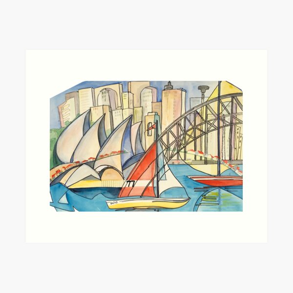 Sydney Harbor Australia Art Print