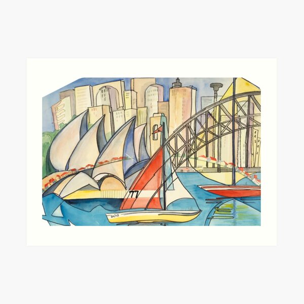 Sydney Harbor Australia Art Print