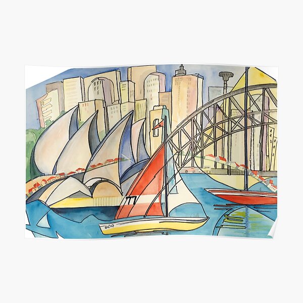 Sydney Harbor Australia Poster
