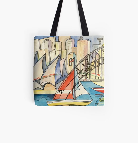 Sydney Harbor Australia All Over Print Tote Bag