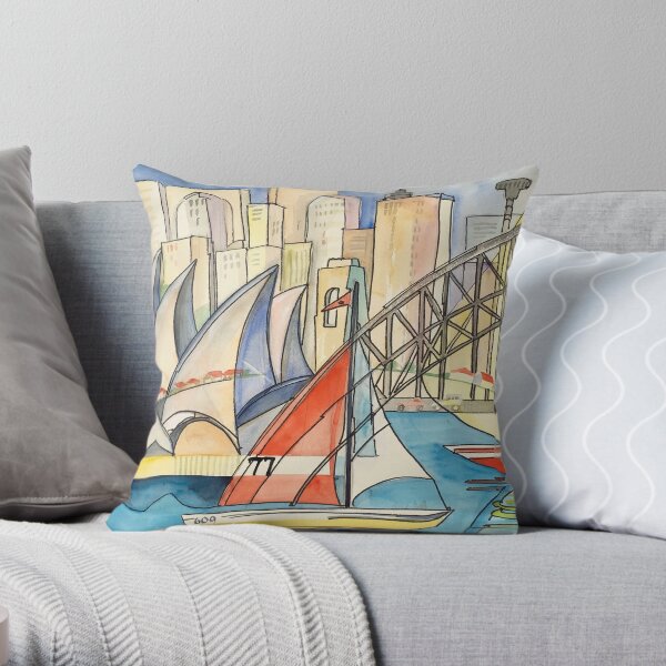 Sydney Harbor Australia Throw Pillow