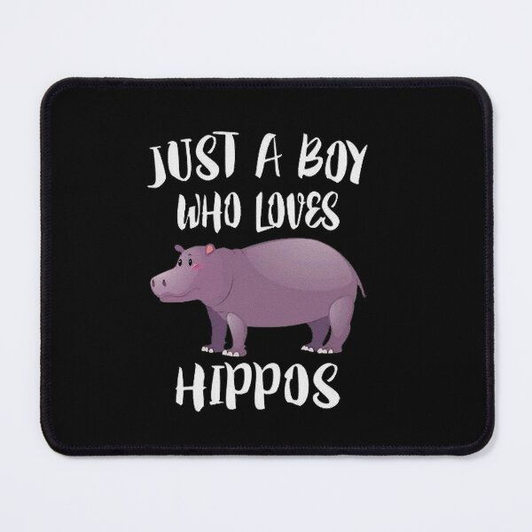 Item preview, Copy of Hippo Really Like Hippos Hippo Lovers Hippopotamus - Just A Boy Who Loves Hippos Shirt designed and sold by ladystyles.