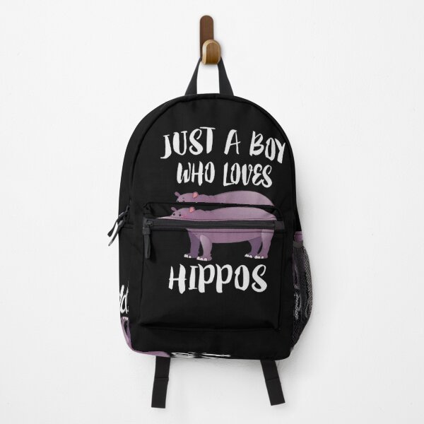 Item preview, Copy of Hippo Really Like Hippos Hippo Lovers Hippopotamus - Just A Boy Who Loves Hippos Shirt designed and sold by ladystyles.