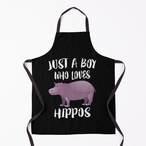 Item preview, Copy of Hippo Really Like Hippos Hippo Lovers Hippopotamus - Just A Boy Who Loves Hippos Shirt designed and sold by ladystyles.