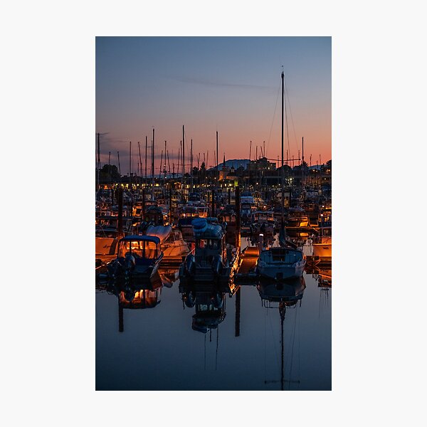 Item preview, Docks at Blue Hour designed and sold by Alexander Hamm.