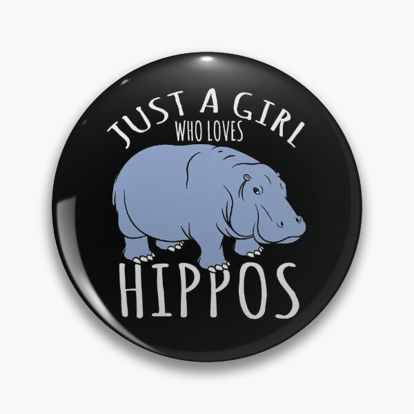 Item preview, Hippo Really Like Hippos Hippo Lovers Hippopotamus - Just A Girl Who Loves Hippos designed and sold by ladystyles.