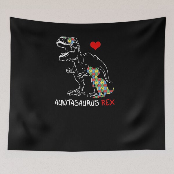 Item preview, Auntasaurus Auntie Rex Autism Awareness Mother's Day Pullover, Logo Cheap, Logo For, Trending Now designed and sold by GPFFODIO.