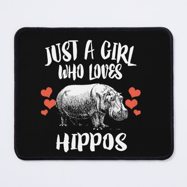 Item preview, Hippo Really Like Hippos Hippo Lovers Hippopotamus - Just A Girl Who Loves Hippos Shirt designed and sold by ladystyles.