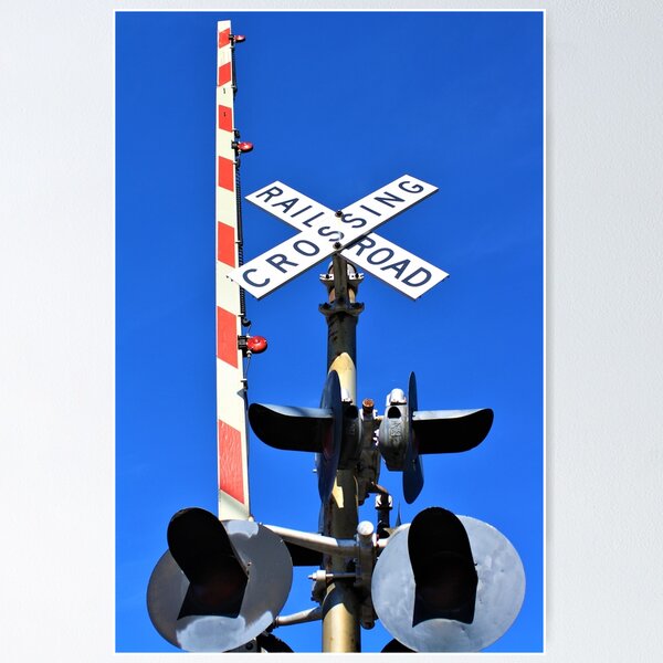 Item preview, Railroad Crossing With Gate designed and sold by WHBPhotoArt.