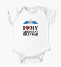I LOVE MY AIRBORNE GRANDAD One Piece - Short Sleeve