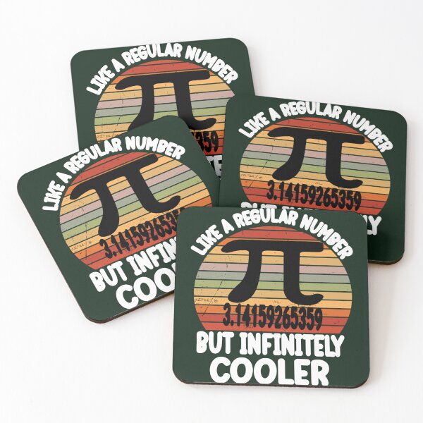 Item preview, Funny Pi Day Teacher Quote, Pi like a regular number but infinitely cooler, Cool Boys Girls Kids Pi   designed and sold by DANGERSTRANG.