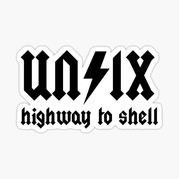 Item preview, UNIX - Highway to Shell designed and sold by Shop Deebo.