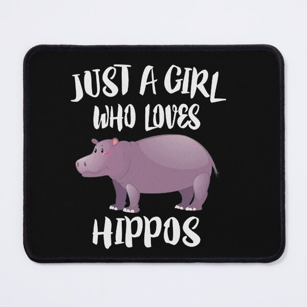 Item preview, Just A Girl Who Loves Hippos Shirt, designed and sold by ladystyles.