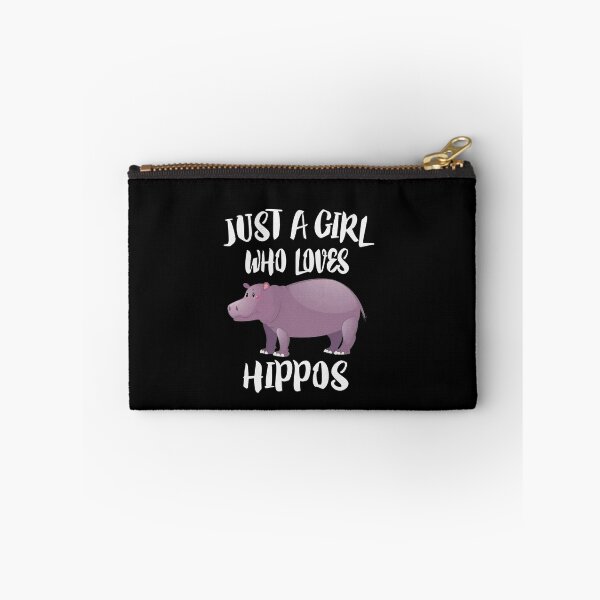 Item preview, Just A Girl Who Loves Hippos Shirt, designed and sold by ladystyles.