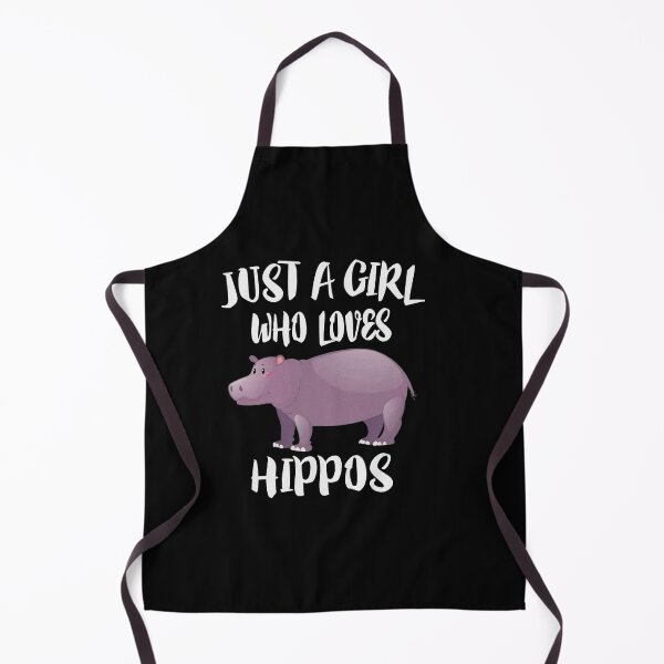 Item preview, Just A Girl Who Loves Hippos Shirt, designed and sold by ladystyles.