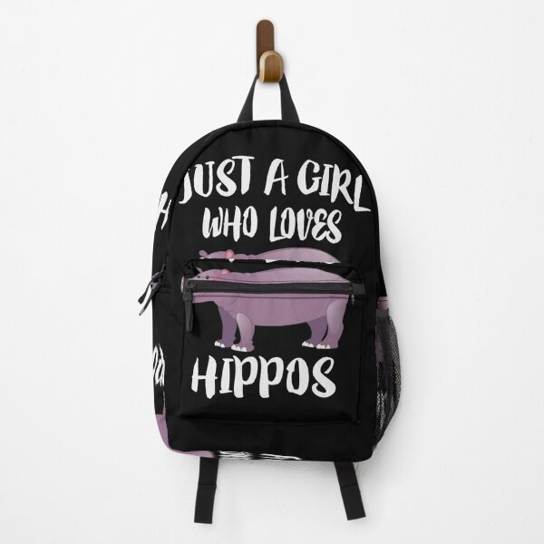 Item preview, Just A Girl Who Loves Hippos Shirt, designed and sold by ladystyles.