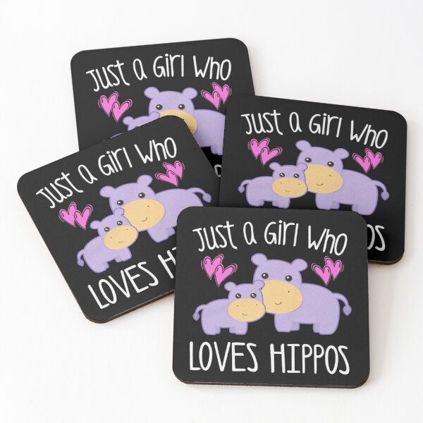 Item preview, Just A Girl Who Loves Hippos, Youth Hippo Tee Shirt designed and sold by ladystyles.