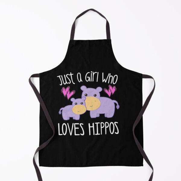Item preview, Just A Girl Who Loves Hippos, Youth Hippo Tee Shirt designed and sold by ladystyles.