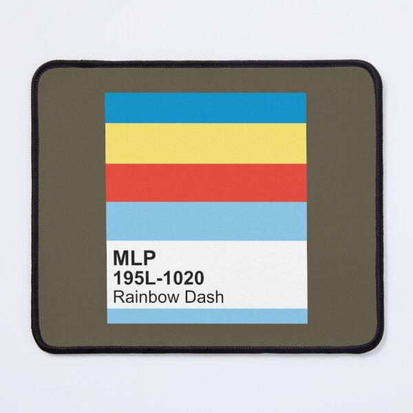 Item preview, Rainbow Dash Pantone 2 designed and sold by SFGraphicdesign.